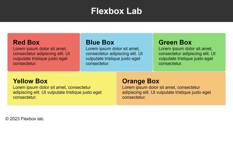 Flexbox Thumbnail